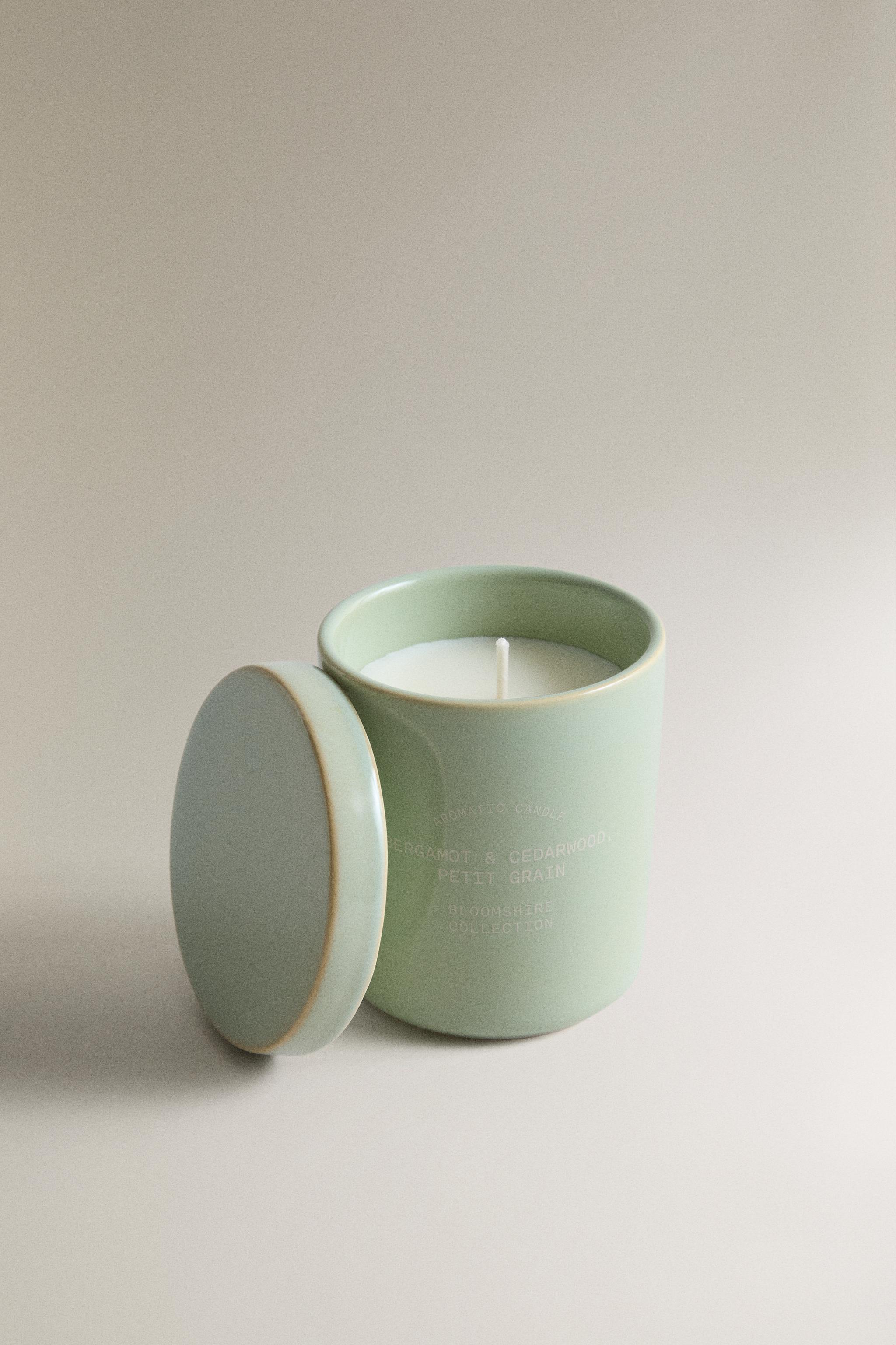 (170 G) BERGAMOT & CEDARWOOD SCENTED CANDLE
